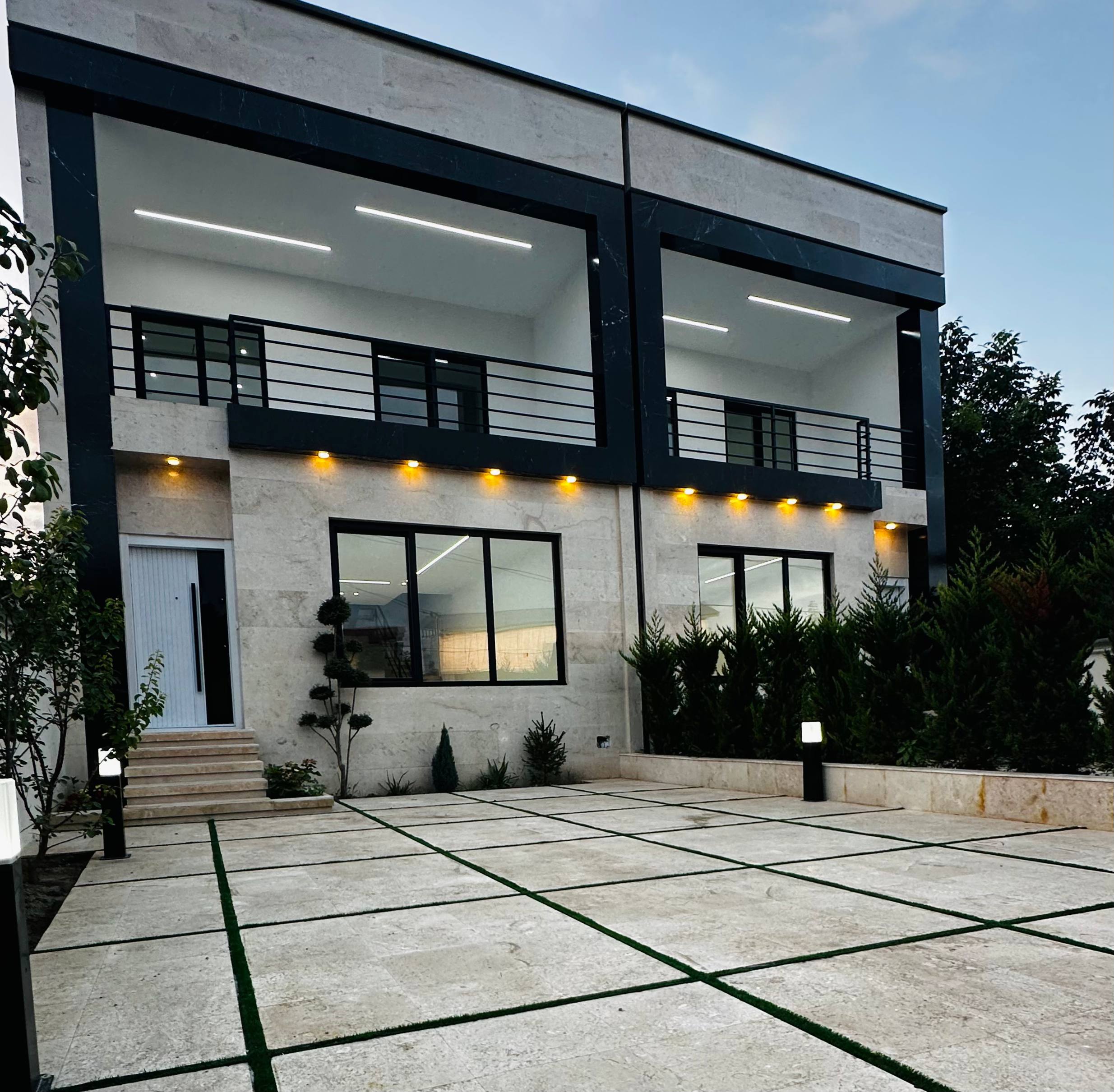 فروش-دو-ویلای-دوبلکس-دوقلو-سنددار-۳-خواب
