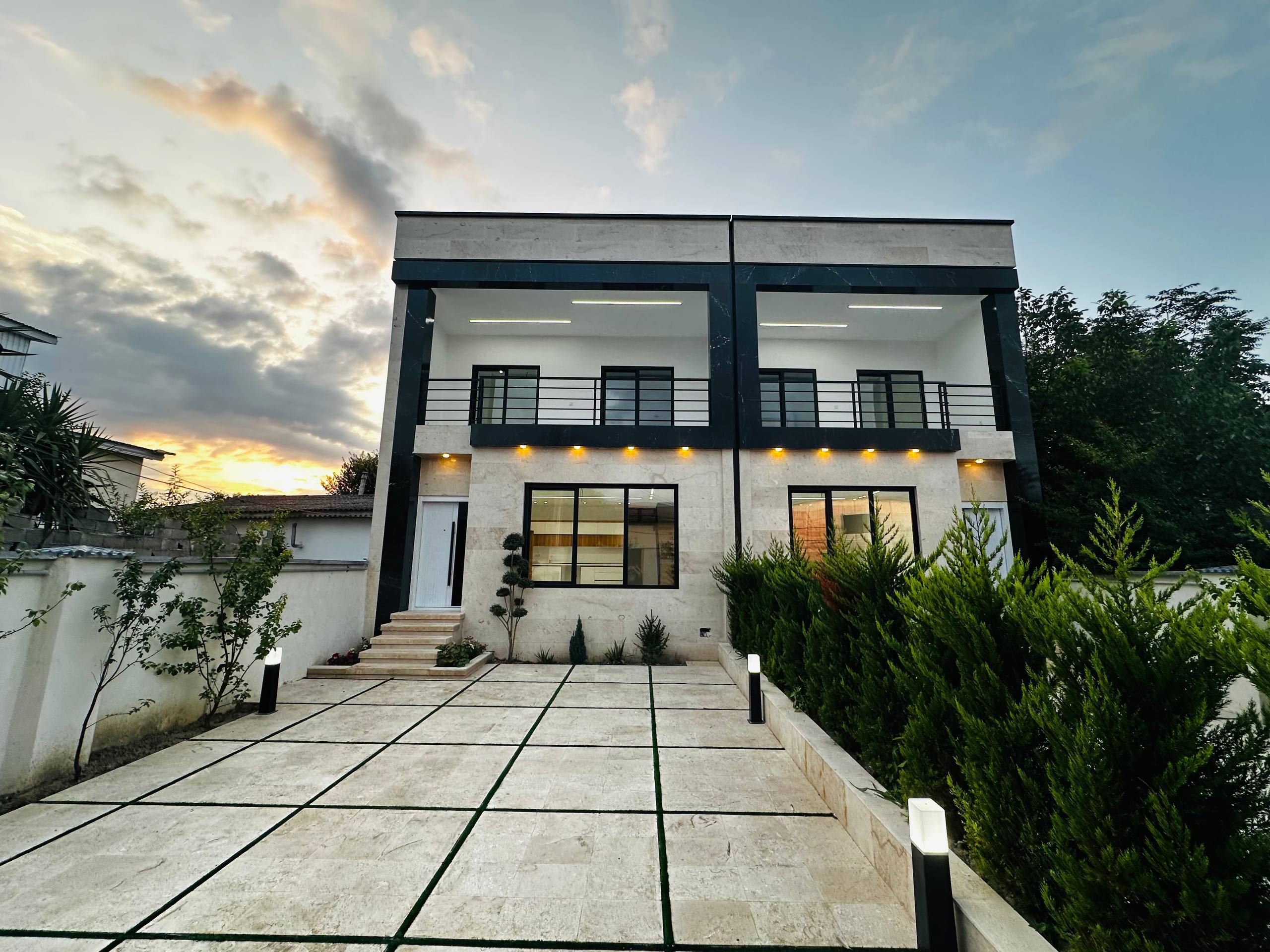 فروش-دو-ویلای-دوبلکس-دوقلو-سنددار-۳-خواب